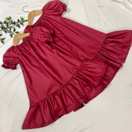 Fiona dress long peasant dress with ruffle