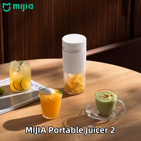 Mijia Portable Juicer 2 Fruit Automatic Juicer Type-C Charging Automatic Rinse Household 300ML Capac