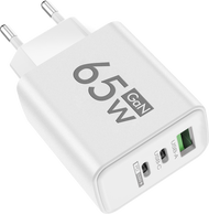 65W GaN USB C Charger 10A Fast Charging USB To Type C Data Cable For iPhone 16 Xiaomi Samsung Huawei