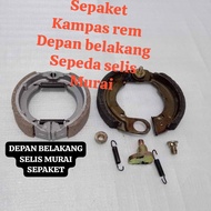KAMPAS REM SELIS MURAI / SEPAKET DEPAN BELAKANG SELIS MURAI