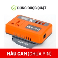 Đế chuyển đổi nguồn điện pin 18-21V sang điện 220V HUKAN HM21-G1-SI0200/ G1-BCN0214 Chân pin phổ thô