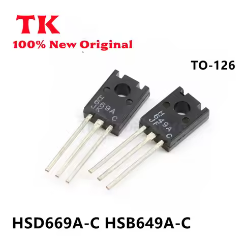 TK 10PCS 100% New H649A H669A HSD669A-C HSB649A-C B649 D669 TO-126 100% Quality, In Stock