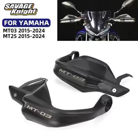 MT 03 25 Handlebar Handguards Shield For YAMAHA MT03 MT25 2015-2024 Motorcycle Accessories MT-03 MT-