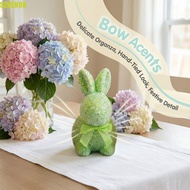 SEVENON Easter Bunny Ornament, Novelty Colorful Rabbit Easter Figurine, Easter Decoration Cute Simul