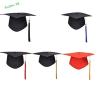 FUZOU Academic Hat School With Tassels Graduation Party Master Doctor Mortar Board High Quality Stud