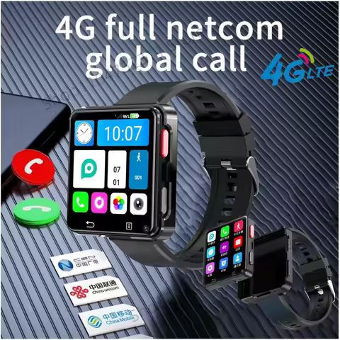 S998 4G Smart Watch Android 11.0 OS Smartwatch 2.64 inch Large Screen 480*480 MTK6739 500W Dual Came