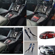 toyota Alphard vellfire anh30 2015-2023 car console box frame garnish accessories agh30 carbon fiber skhongauto