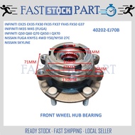 1PC FRONT WHEEL HUB BEARING - 40202-EJ70B INFINITI EX25 EX35 FX30 FX35 FX37 FX45 FX50 G37/Q50 Q60 Q7