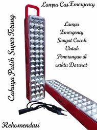 Lampu Led Emergency Panjang - Lampu Emergency Darurat - Lampu Cas Charger Rechageable 10 Hours