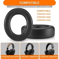 HS60 Earpads, GVOEARS Replacement Ear Pads Cushion for Corsair HS70/Pro HS60/Pro HS50/Pro, Durable L