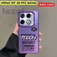 Casing Infinix GT 20 Pro 5G 2024 X6871 Casing Infinix GT20 GT20Pro 20pro Case Hard Matte Carton Shoc