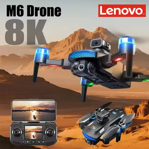 Lenovo M6 Drone 4K Professional 8K HD Camera With screen Remote control brushless motor Avoidance Fo