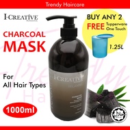 I-CREATIVE CHARCOAL MASK 1000ML