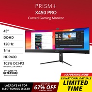 PRISM+ X450 PRO | 45" Super Ultrawide | 120Hz 1ms | HDR 400 | Dual QHD Resolution | Gaming Monitor