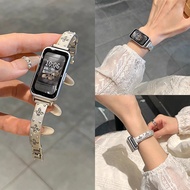 Luxury Women Stainless Steel Bracelet Strap for Huawei Band 10 9 8 Smartwatch Band Huawei 7 6 Wristb