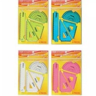 Butterfly Mathematical BT-172-05 ruler set (4 pcs) Butterfly/ 4 pcs ruler set BT-172-05 mathematical