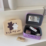 [JAFA] AERA Cute Synthetic Leather Bag Elegant Aesthetic Modern Korean Cute Cosmetic Leather Travel 