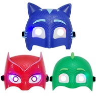 PJ Masks Lighted Masks Cloak Kids Toys Silicone Bracelets Cosplay Costume Props Catboy Gekko Owlette