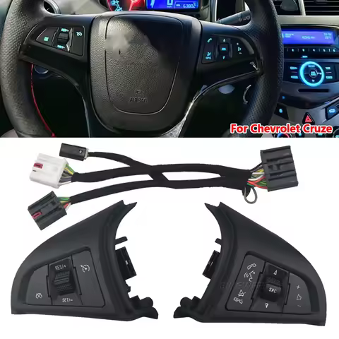 For Chevrolet Cruze 2009 - 2014 New Steering Wheel Button Car Cruise Control Switch With Backlight 9