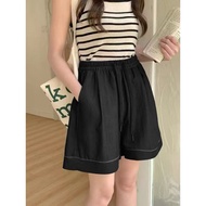 5611#- Lady Short Pant cotton Jeans 🔥