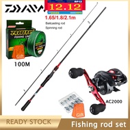 Fishing Full Set 5.9FT Casting Fishing Rod Medium Light Power 6.3:1 Gear Ratio Casting Fishing Reel 