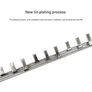 Public Copper Busbar 1P / 2P / 3P / 4P 1Meter Electrical Open Connection Row Circuit Breaker Busbar 