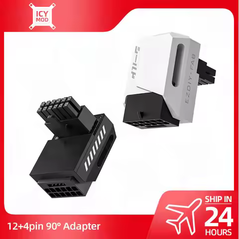 Graphics Card 16PIN Converter 90 Degree PCIe 5.0 GPU Adapter Black/White for RTX Geforce 4090 4080 4