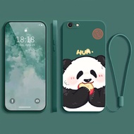 Casing OPPO A39 oppo A57 2016 case Lucky Panda soft phone case cover