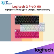 Logitech G PRO X 60 LIGHTSPEED Wireless Gaming Keyboard, Ultra Compact TKL 60% Mechanical Keyboard f