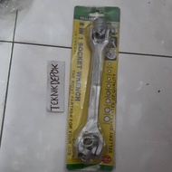 8 in 1 chrome socket wrench sellery DSIKON7