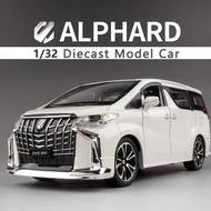 【Hantar Cepat】 1:32 TOYOTA ALPHARD VELLFIRE 2021 Mona Lisa MPV Car Models Alloy Diecast Toy Vehicle 