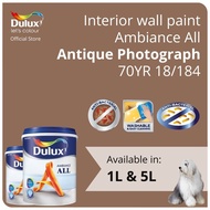 Dulux Interior Wall Paint - Antique Photograph (70YR 18/184)  (Ambiance All) - 1L / 5L