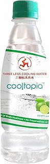 Three Legs 3 Legs Lime Flavour Cooling Water Zesty Lime, 320ml