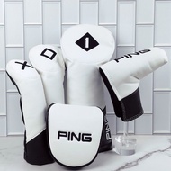 PING Golf Club Driver Fairway Wood Hybrid UT Putter Headcover Sports Golf Club Accessories Equipment