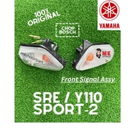 [ Set/2Pcs ] ORIGINAL NOS FRONT SIGNAL ASSY Yamaha SRE / Y110 YSS / Sport 2 Winker Flashlight 4UL-H3