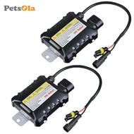 [PETSOLA] 1 Pair  HID Ballast Replacement 35/55W Ballast Car for H3 H4 H7 H8 H11