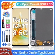For OPPO Reno 8 4G 5G / 8T 4G / 8Z 5G LCD Display CPH2457 CPH2359 CPH2481 Digitizer Touch Screen Rep