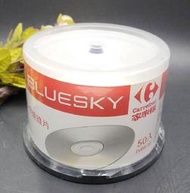 BLUESKY［家樂福］　空白燒錄片　DVD-R　16X　50片