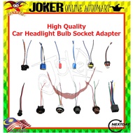 Car Headlight Bulb Socket Adapter Wiring Harness H1 H4 H7 H8 H11 HB3 9005 HB4 9006 T10 T20 1141 1016