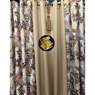 WindowStyleMNL 3in1 "Clarion Brown" Curtain 5-8 feet