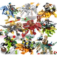 A/🗽GUDICompatible with Lego Assembled Building Blocks Boys Small Particle Toys Jurassic Series Dinosaur Park Tyrannosaur