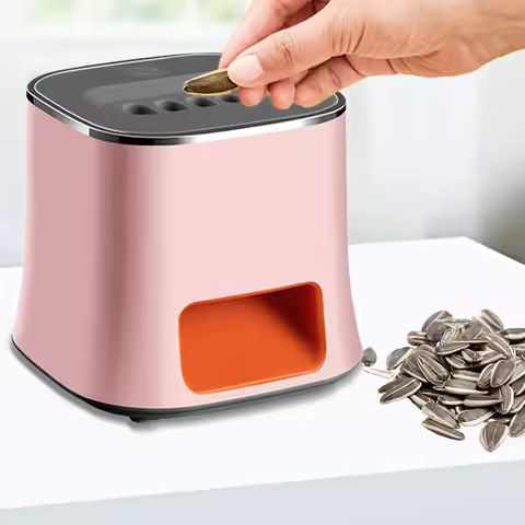 Novelty Automatic Sunflower Melon Seed Peeling Machine Opener Nutcracker Walnut Lazy Electric Melon 