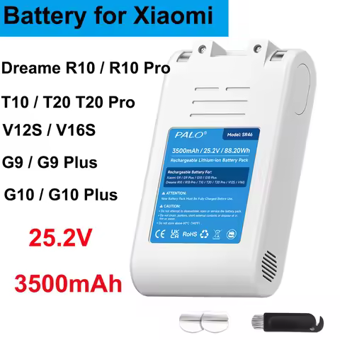 25.2V Battery for Xiaomi Mijia Dreame G9 Plus G10 Plus Wireless Vacuum Cleaner Battery for Dreame R1