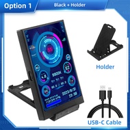 3.5 Inch IPS Type C Secondary Screen for Computer CPU GPU RAM HDD Display 320*480 USB LCD Monitor Fr