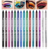 15 Colorful Eyeliner Pen Set, Eye Shadow Pencil, Pearl Eyeliner Kit Metallic Eyeliner Pencil Glitter