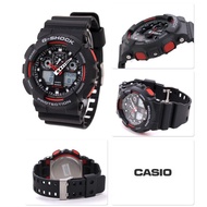 Casio G-Shock GA-100-1A4 นาฬิกาผู้ชายสายเรซิ่น สินค้าใหม่ ของแท้ รับประกัน 1 ปี