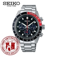 Seiko SSC915P1 Men's Prospex SPEEDTIMER Solar Chronograph Black Dial Stainless Steel Watch