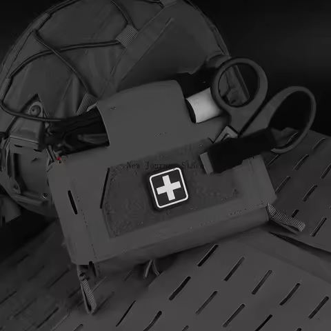 Tactical Airsoft Compact Trauma Pouch V3 Molle Medical Bag MD2 IFAK Pouch For Hunting Plate Carrier 
