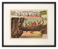 Walt Disney Studios Snow White and the Seven Dwarfs Movie Lobby Card