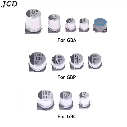 JCD Mainboard Capacitor for Gameboy Advance GBA for Gameboy Pocket GBP for Gameboy Color GBC board R